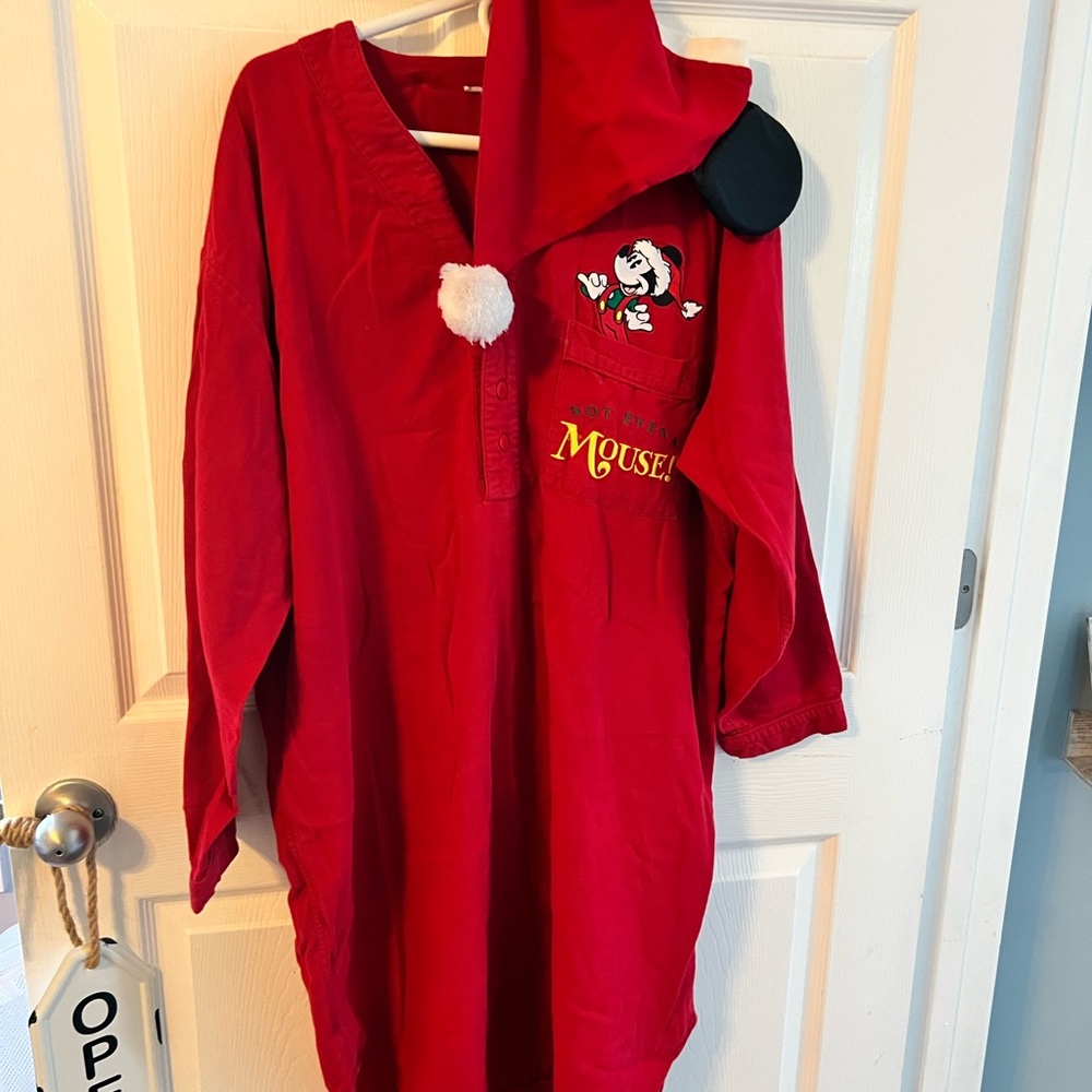 Disney Red Mickey Mouse Pajama Hoodie